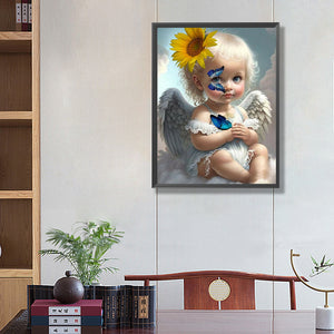 Angel Baby 40*50CM(Picture) Full Square Drill Diamond Painting