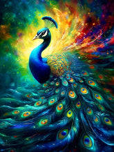 Load image into Gallery viewer, Peacock 30*40CM(Canvas) Full Round Drill Diamond Painting
