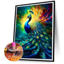 Load image into Gallery viewer, Peacock 30*40CM(Canvas) Full Round Drill Diamond Painting
