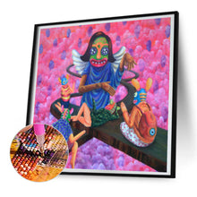 Load image into Gallery viewer, Scary Face Angel 30*30CM(Canvas) Full Round Drill Diamond Painting
