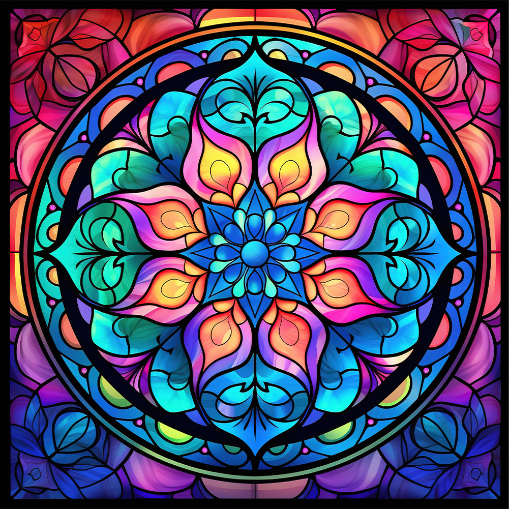 Colorful Mandala - Full Round 30*30CM