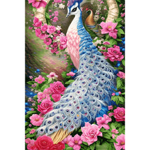 Load image into Gallery viewer, Peacock 40*60CM(Canvas) Full Round Drill Diamond Painting
