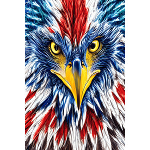 Patriotic Eagle 40*60CM(Canvas) Full Round Drill Diamond Painting