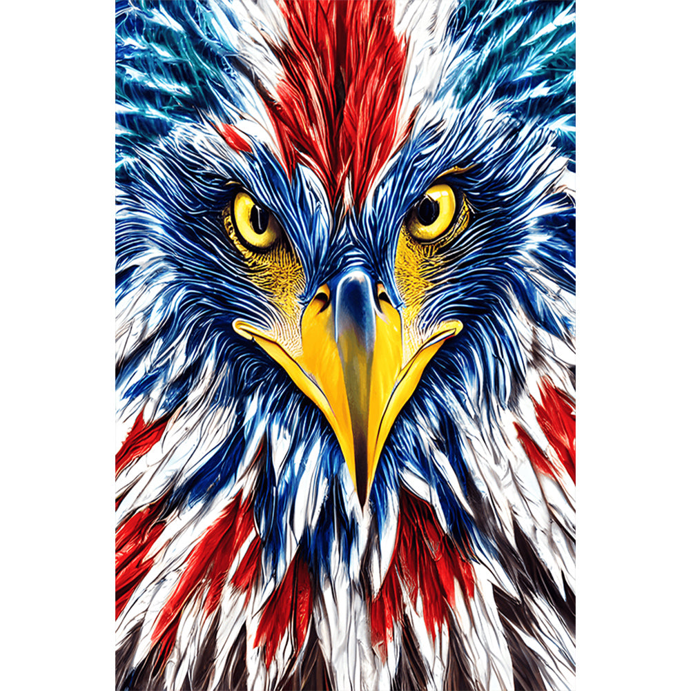 Patriotic Eagle 40*60CM(Canvas) Full Round Drill Diamond Painting