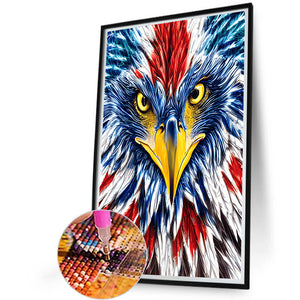 Patriotic Eagle 40*60CM(Canvas) Full Round Drill Diamond Painting