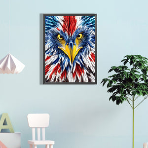 Patriotic Eagle 40*60CM(Canvas) Full Round Drill Diamond Painting