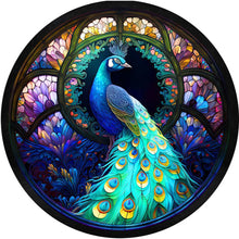 Load image into Gallery viewer, Glass Painting - Peacock 40*40CM(Picture) Full Square Drill Diamond Painting
