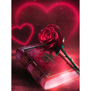 Love Rose 30*40CM(Canvas) Full Round Drill Diamond Painting