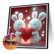 Load image into Gallery viewer, Love Bunny 30*30CM(Canvas) Full Round Drill Diamond Painting
