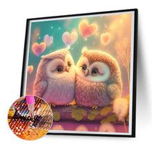 Load image into Gallery viewer, Love Owl 30*30CM(Canvas) Full Round Drill Diamond Painting
