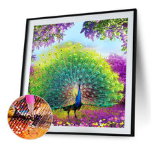 Load image into Gallery viewer, Peacock 40*40CM(Canvas) Full Round Drill Diamond Painting
