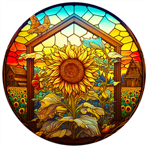 Sunflower 30*30CM(Canvas) Full Round Drill Diamond Painting