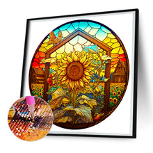 Load image into Gallery viewer, Sunflower 30*30CM(Canvas) Full Round Drill Diamond Painting
