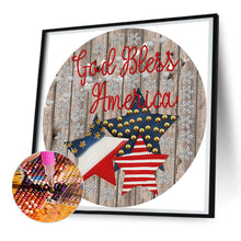 Load image into Gallery viewer, Medal Independence Day 30*30CM(Canvas) Partial Special Shaped Drill Diamond Painting
