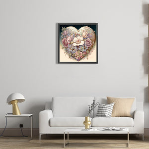 Love Flowers 40*40CM(Canvas) Full Round Drill Diamond Painting