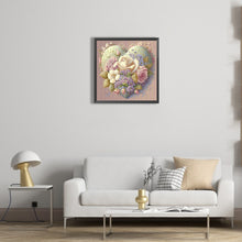 Load image into Gallery viewer, Love Flowers 40*40CM(Canvas) Full Round Drill Diamond Painting
