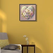 Load image into Gallery viewer, Love Flowers 40*40CM(Canvas) Full Round Drill Diamond Painting
