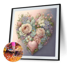 Load image into Gallery viewer, Love Flowers 40*40CM(Canvas) Full Round Drill Diamond Painting
