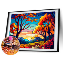 Load image into Gallery viewer, Garden Glass Painting 40*30CM(Canvas) Full Round Drill Diamond Painting
