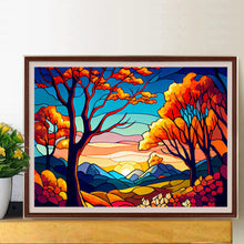 Load image into Gallery viewer, Garden Glass Painting 40*30CM(Canvas) Full Round Drill Diamond Painting
