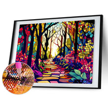 Load image into Gallery viewer, Garden Glass Painting 40*30CM(Canvas) Full Round Drill Diamond Painting
