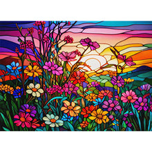 Load image into Gallery viewer, Garden Glass Painting 40*30CM(Canvas) Full Round Drill Diamond Painting
