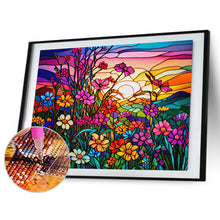 Load image into Gallery viewer, Garden Glass Painting 40*30CM(Canvas) Full Round Drill Diamond Painting
