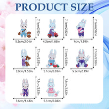 Load image into Gallery viewer, 8pcs Diamond Art Keychain Special-shaped Drill 5D DIY Bag Pandant (YS211)
