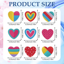 Load image into Gallery viewer, 9pcs Diamond Art Keychain Special-shaped Drill 5D DIY Bag Pandant (YS176)

