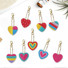 Load image into Gallery viewer, 9pcs Diamond Art Keychain Special-shaped Drill 5D DIY Bag Pandant (YS176)
