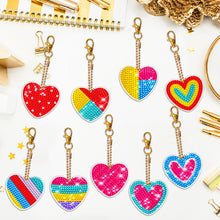 Load image into Gallery viewer, 9pcs Diamond Art Keychain Special-shaped Drill 5D DIY Bag Pandant (YS176)
