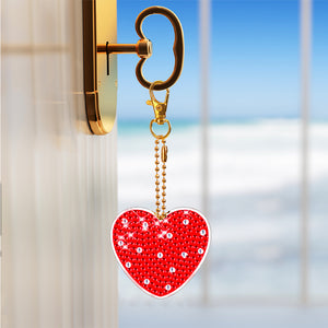 9pcs Diamond Art Keychain Special-shaped Drill 5D DIY Bag Pandant (YS176)