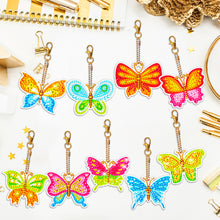 Load image into Gallery viewer, 9pcs Diamond Art Keychain Special-shaped Drill 5D DIY Bag Pandant (YS191)
