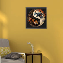 Load image into Gallery viewer, Tai Chi Yin Yang Figure - Fox 30*30CM(Canvas) Full Round Drill Diamond Painting
