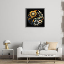 Load image into Gallery viewer, Tai Chi Yin Yang Diagram - Color Changing Sunflower 30*30CM(Canvas) Full Round Drill Diamond Painting
