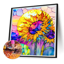 Load image into Gallery viewer, Sunflower 30*30CM(Canvas) Full Round Drill Diamond Painting
