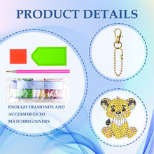 Load image into Gallery viewer, 10pcs Diamond Art Key Rings Double Sided 5D DIY Bag Pandant Gifts (YS181)
