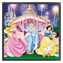 Load image into Gallery viewer, Snow White Cross Stitch (50*50CM) 11CT 3 Stamped Cross Stitch
