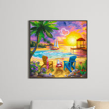 Load image into Gallery viewer, Summer Beach Picnic 30*30CM(Canvas) Full Round Drill Diamond Painting
