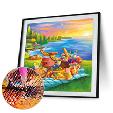 Load image into Gallery viewer, Summer Beach Picnic 30*30CM(Canvas) Full Round Drill Diamond Painting
