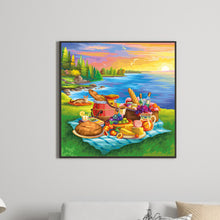 Load image into Gallery viewer, Summer Beach Picnic 30*30CM(Canvas) Full Round Drill Diamond Painting
