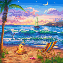 Load image into Gallery viewer, Summer Beach Picnic 30*30CM(Canvas) Full Round Drill Diamond Painting
