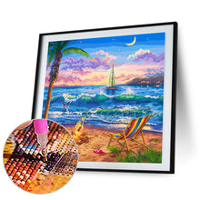 Load image into Gallery viewer, Summer Beach Picnic 30*30CM(Canvas) Full Round Drill Diamond Painting
