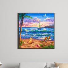 Load image into Gallery viewer, Summer Beach Picnic 30*30CM(Canvas) Full Round Drill Diamond Painting
