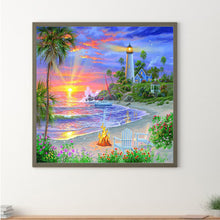 Load image into Gallery viewer, Summer Beach Picnic 30*30CM(Canvas) Full Round Drill Diamond Painting
