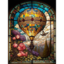 Load image into Gallery viewer, Hot Air Balloon Glass Painting 40*50CM(Canvas) Full Round Drill Diamond Painting
