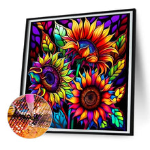 Load image into Gallery viewer, Colorful Sunflower 30*30CM(Canvas) Full Round Drill Diamond Painting
