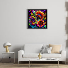 Load image into Gallery viewer, Colorful Sunflower 30*30CM(Canvas) Full Round Drill Diamond Painting
