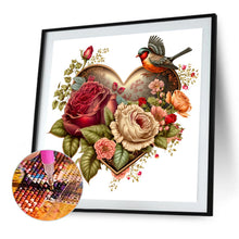 Load image into Gallery viewer, Love Flower Frame 40*40CM(Canvas) Full Round Drill Diamond Painting
