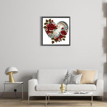 Load image into Gallery viewer, Love Flower Frame 40*40CM(Canvas) Full Round Drill Diamond Painting
